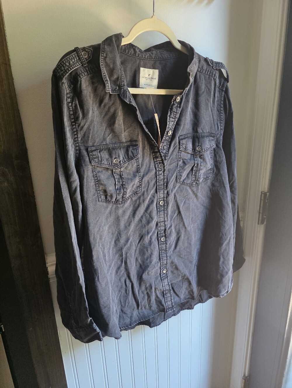 Y2K NWT American Eagle Button Down Top - Picture 4 of 4